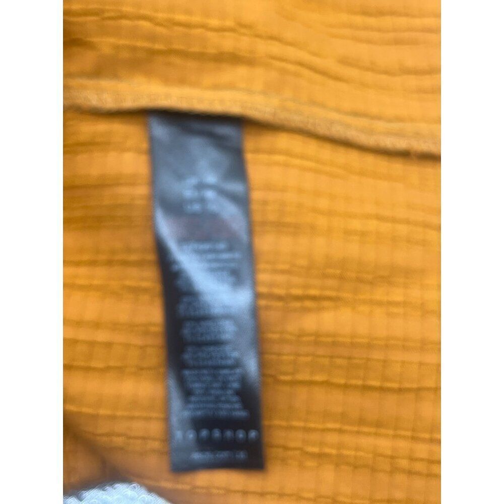 Topshop Textured Wrap Top In Tobacco-brown, US 10 - Picture 8 of 16
